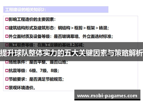 提升球队整体实力的五大关键因素与策略解析
